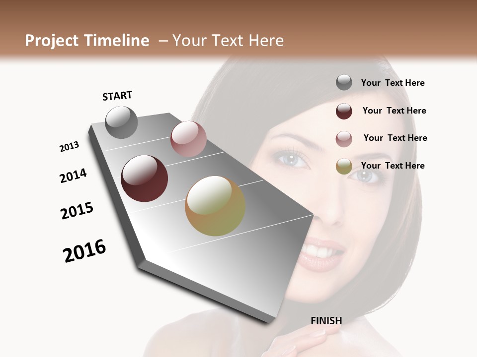 Hair Female Healthy PowerPoint Template