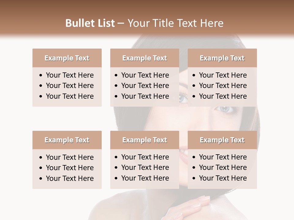 Hair Female Healthy PowerPoint Template