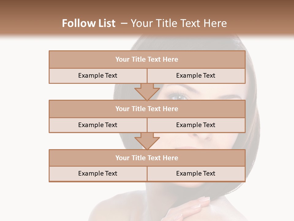 Hair Female Healthy PowerPoint Template