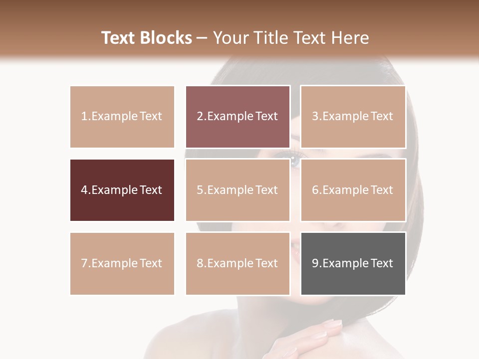 Hair Female Healthy PowerPoint Template