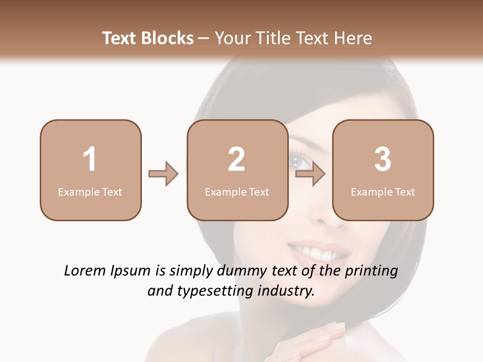 Hair Female Healthy PowerPoint Template