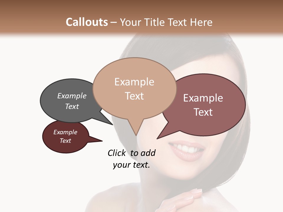 Hair Female Healthy PowerPoint Template