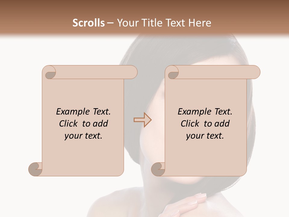 Hair Female Healthy PowerPoint Template