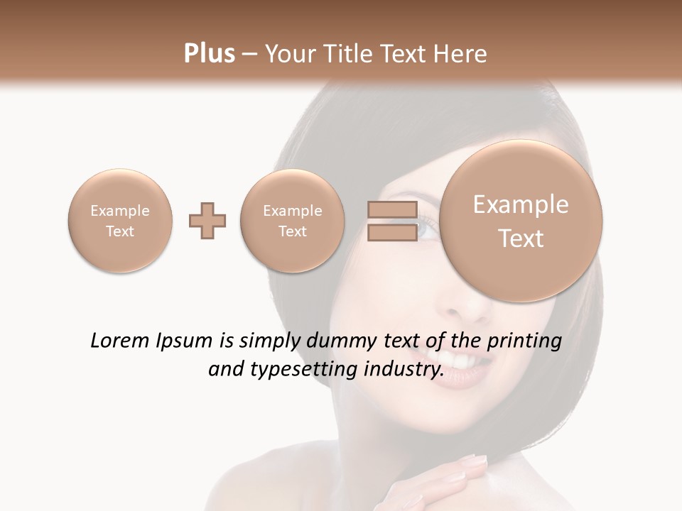 Hair Female Healthy PowerPoint Template