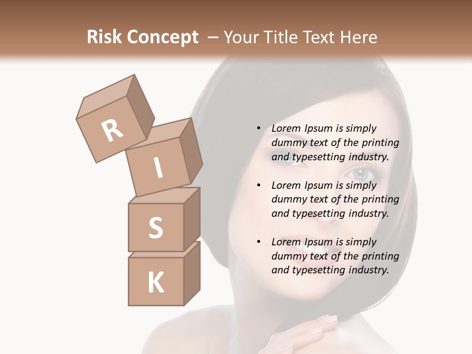 Hair Female Healthy PowerPoint Template