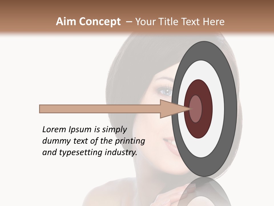 Hair Female Healthy PowerPoint Template