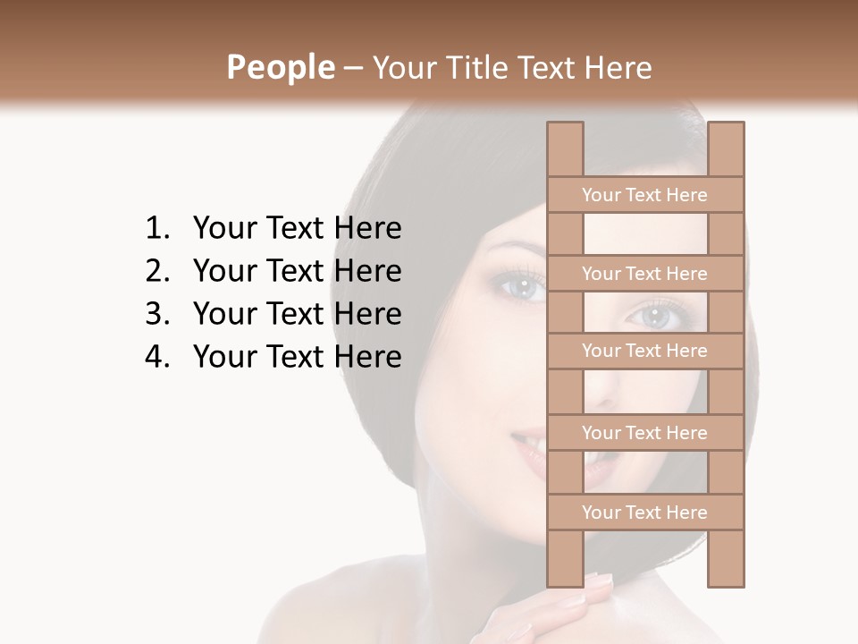 Hair Female Healthy PowerPoint Template