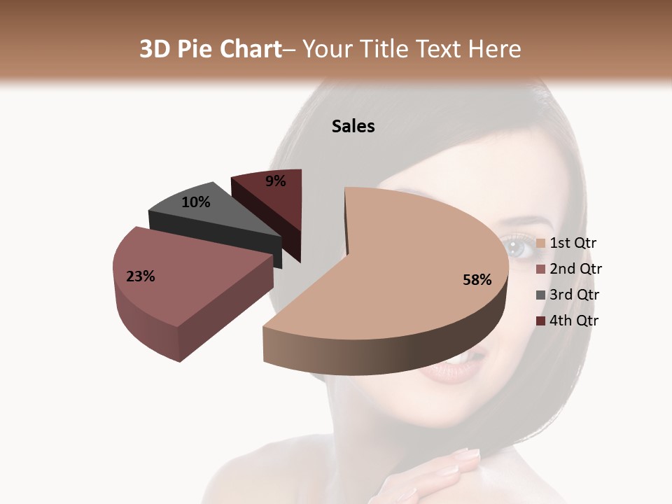 Hair Female Healthy PowerPoint Template