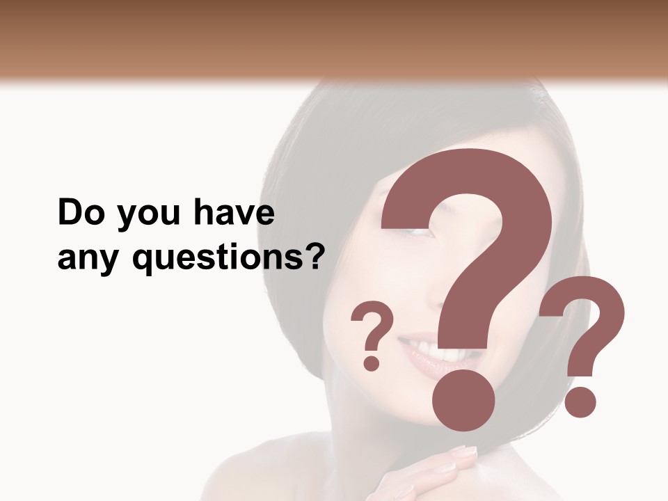 Hair Female Healthy PowerPoint Template