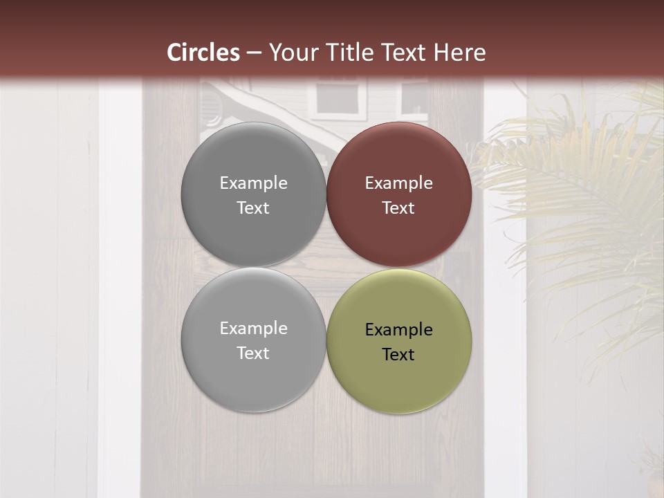 Reflection Vertical Front PowerPoint Template