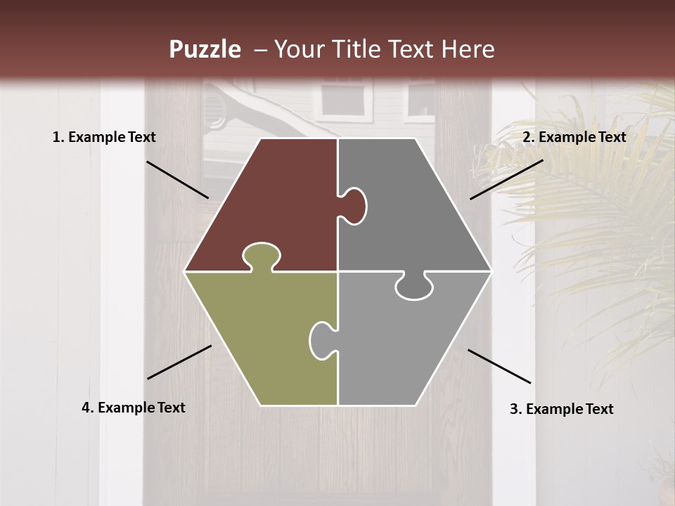 Reflection Vertical Front PowerPoint Template