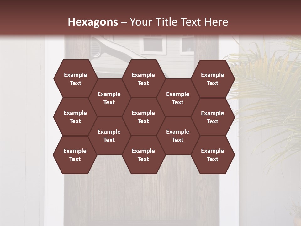 Reflection Vertical Front PowerPoint Template
