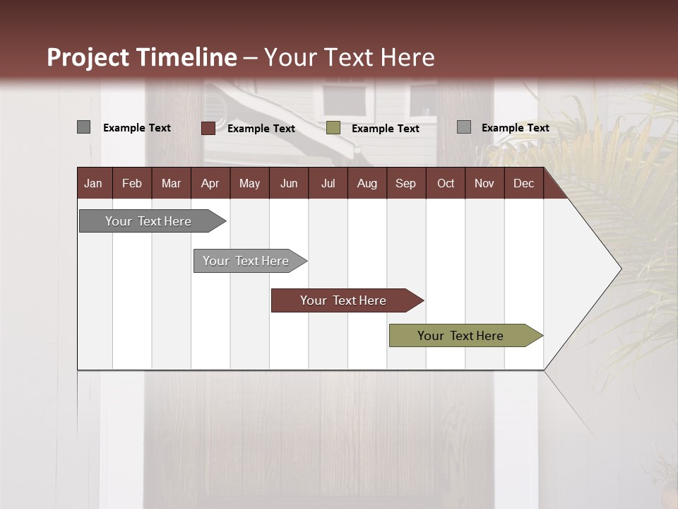 Reflection Vertical Front PowerPoint Template