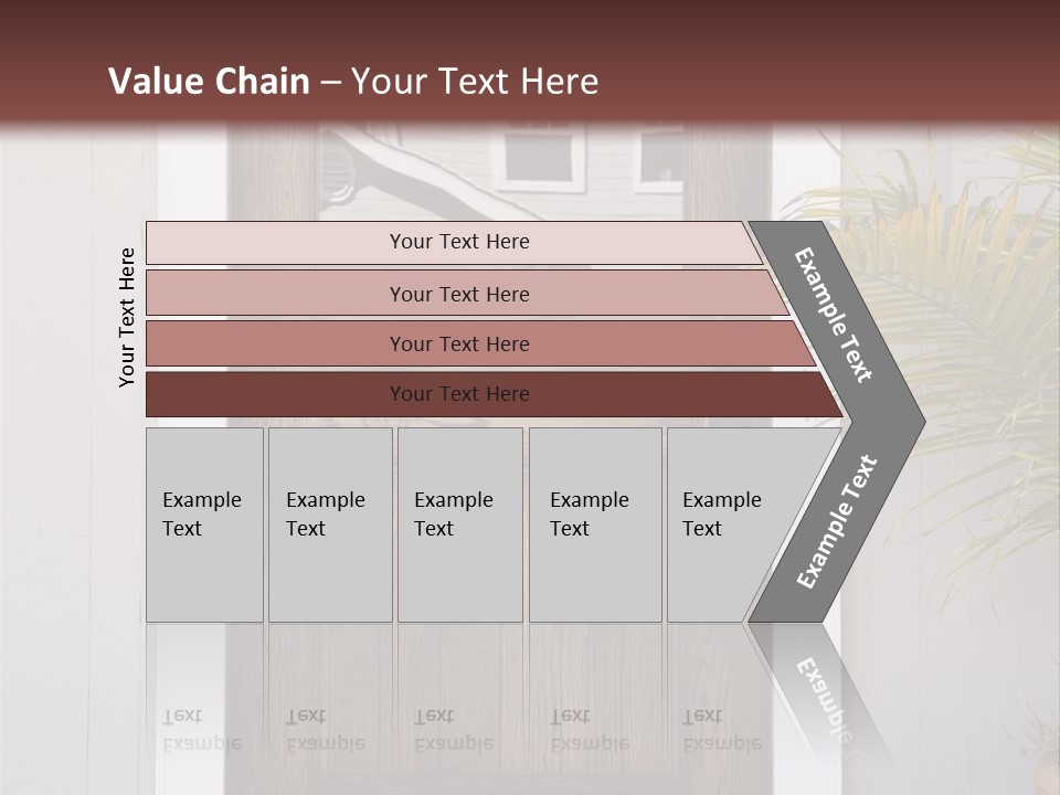 Reflection Vertical Front PowerPoint Template