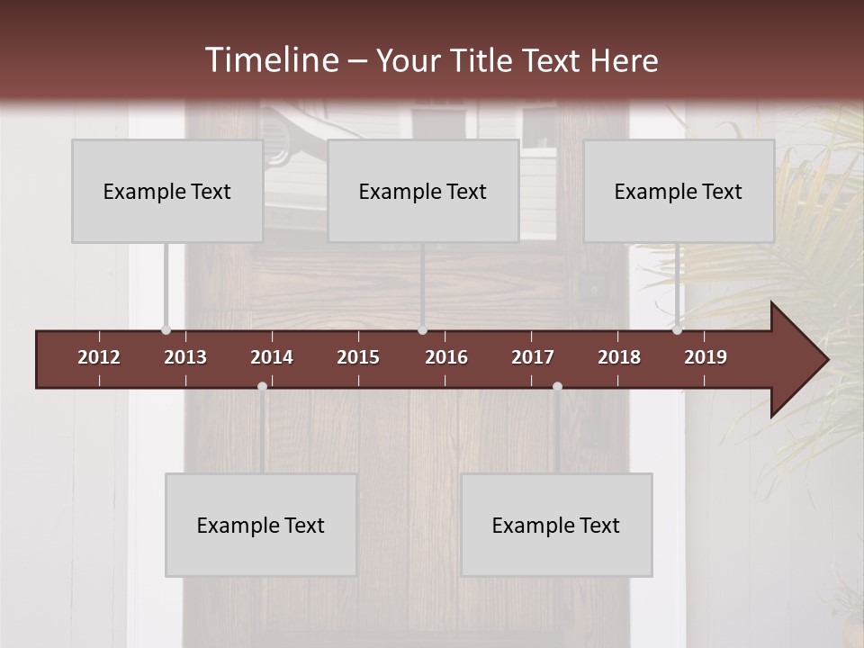 Reflection Vertical Front PowerPoint Template