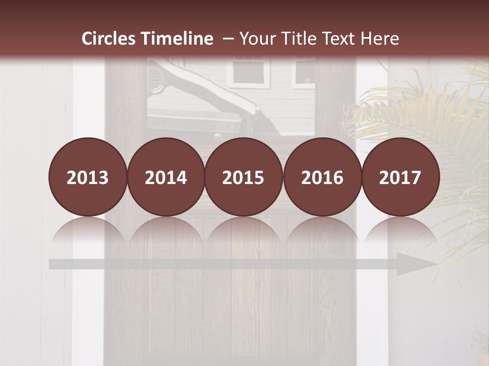 Reflection Vertical Front PowerPoint Template
