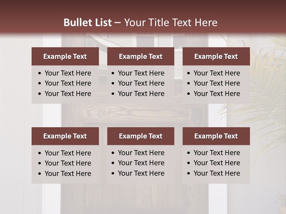Reflection Vertical Front PowerPoint Template