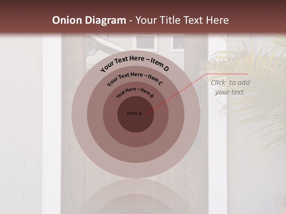 Reflection Vertical Front PowerPoint Template