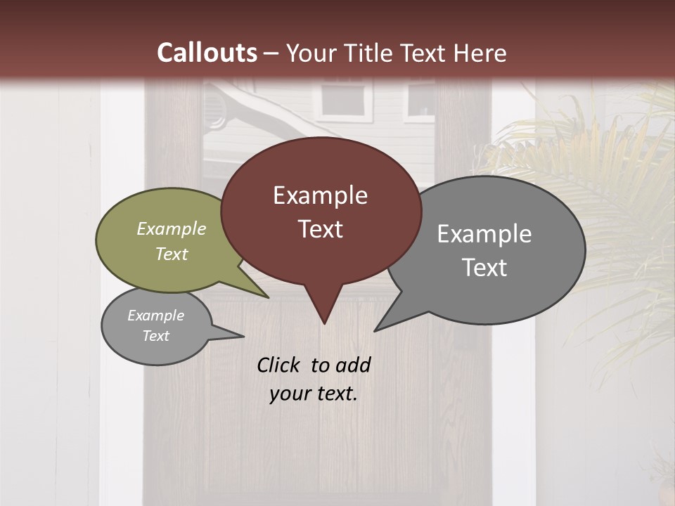 Reflection Vertical Front PowerPoint Template