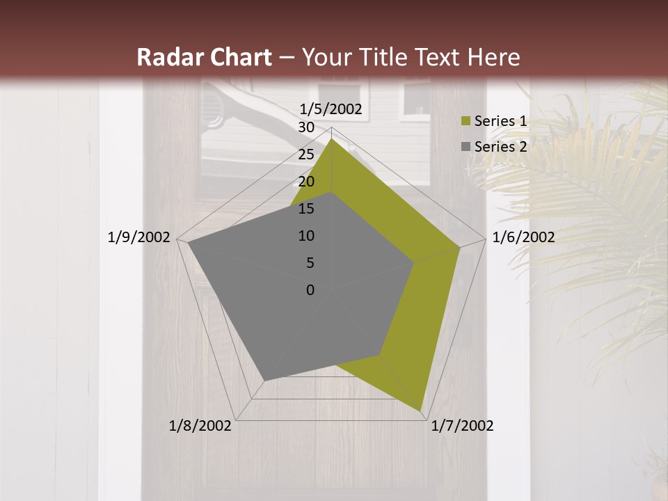 Reflection Vertical Front PowerPoint Template