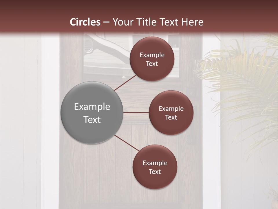 Reflection Vertical Front PowerPoint Template