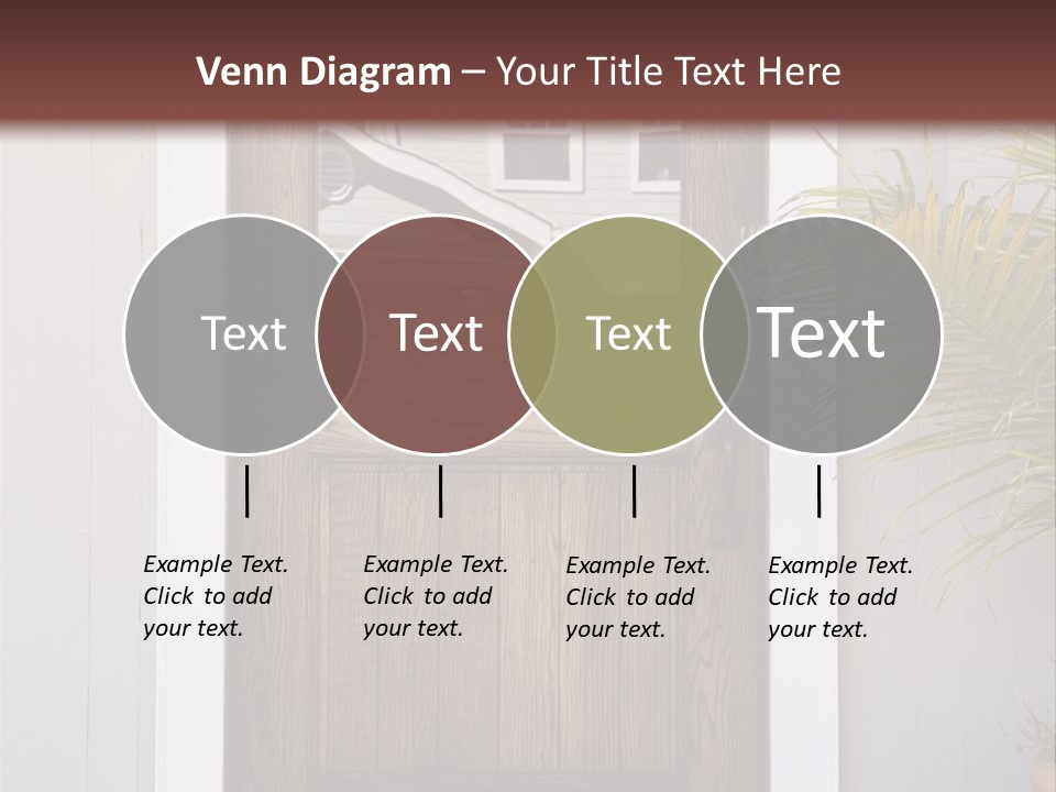 Reflection Vertical Front PowerPoint Template