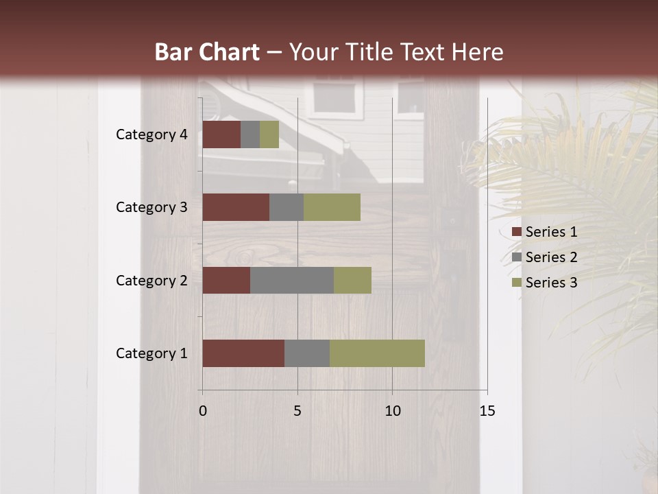 Reflection Vertical Front PowerPoint Template