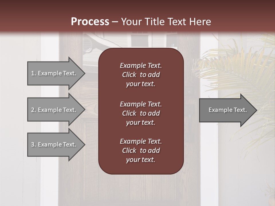 Reflection Vertical Front PowerPoint Template