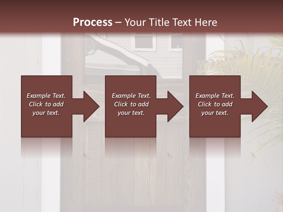 Reflection Vertical Front PowerPoint Template