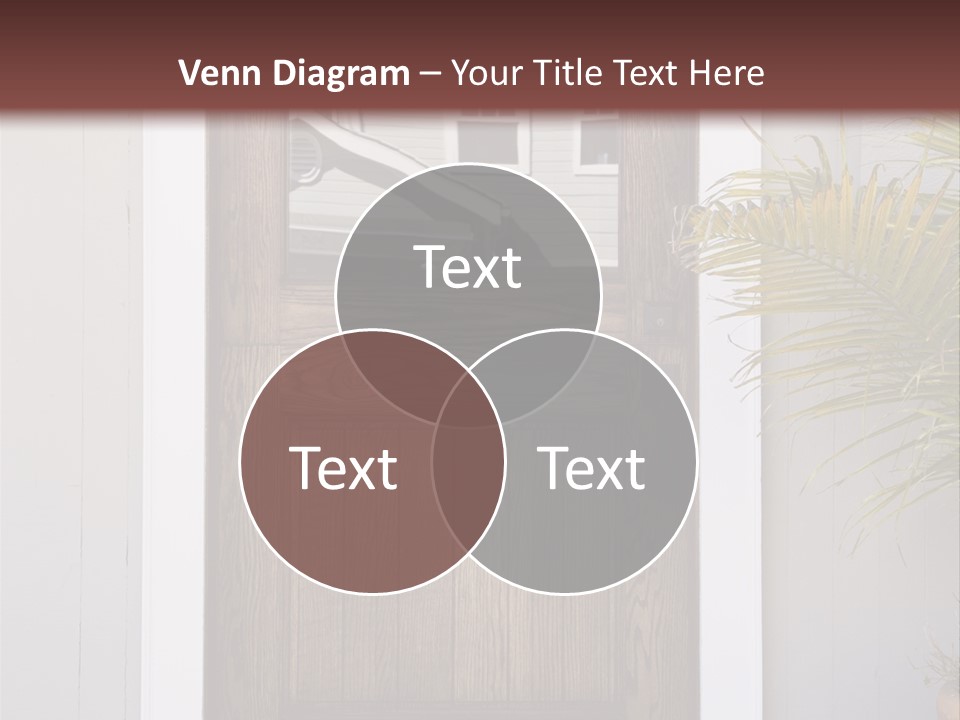 Reflection Vertical Front PowerPoint Template