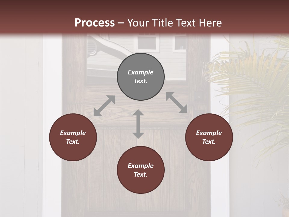 Reflection Vertical Front PowerPoint Template