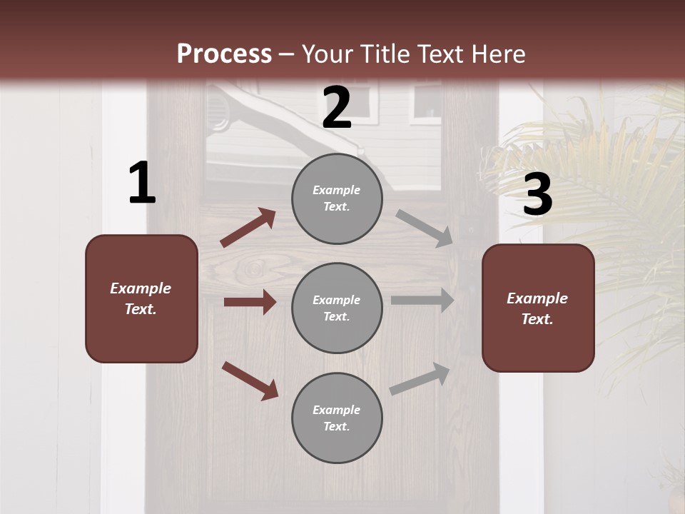 Reflection Vertical Front PowerPoint Template