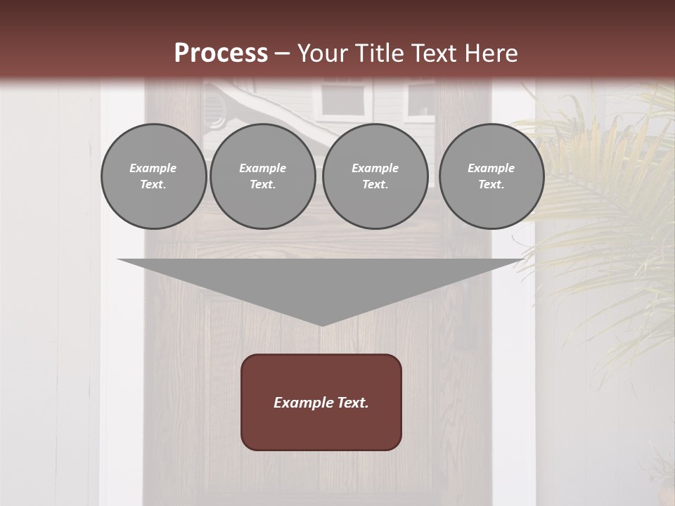 Reflection Vertical Front PowerPoint Template