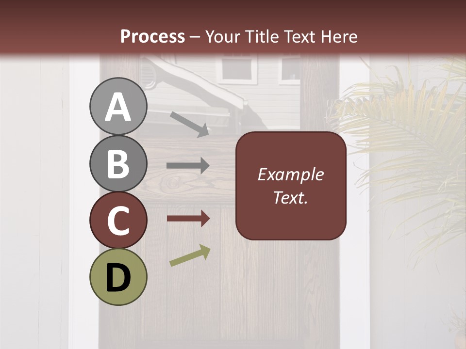 Reflection Vertical Front PowerPoint Template