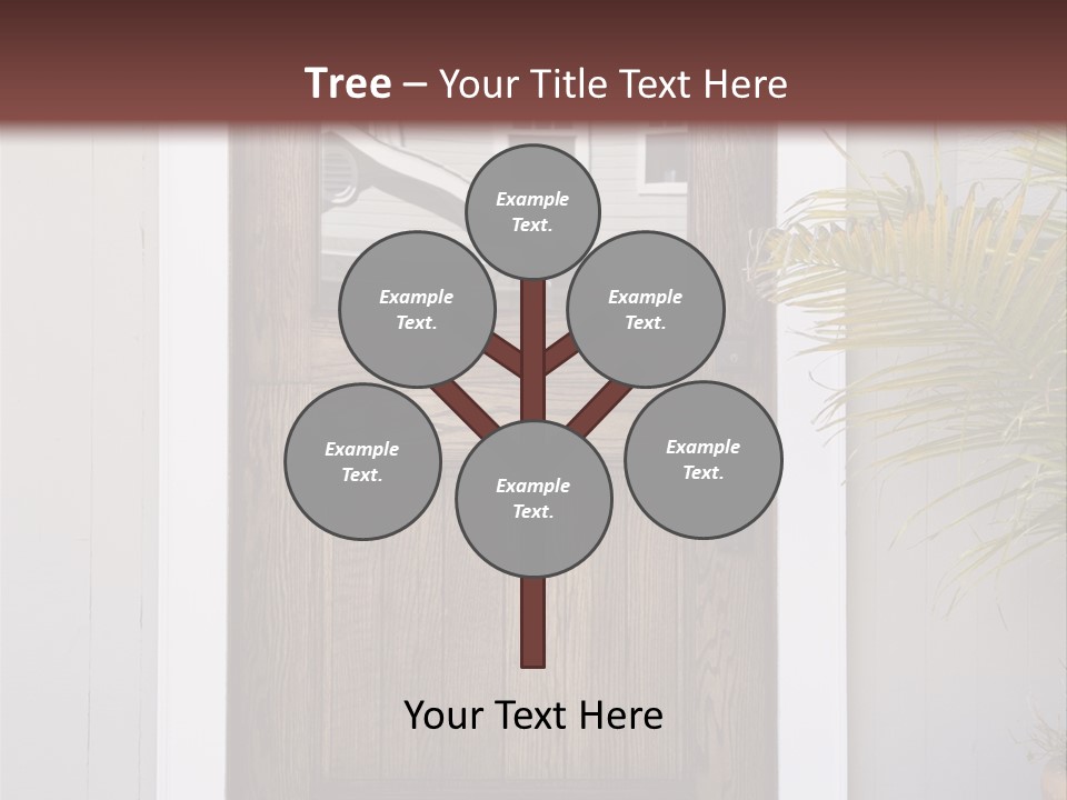 Reflection Vertical Front PowerPoint Template