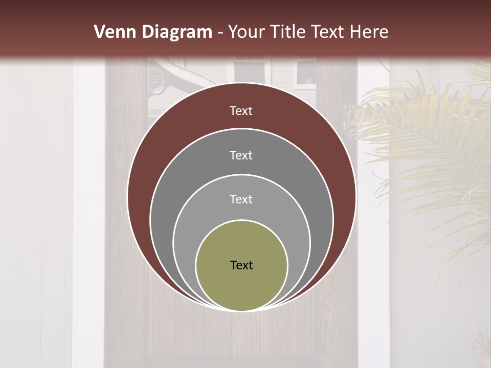 Reflection Vertical Front PowerPoint Template
