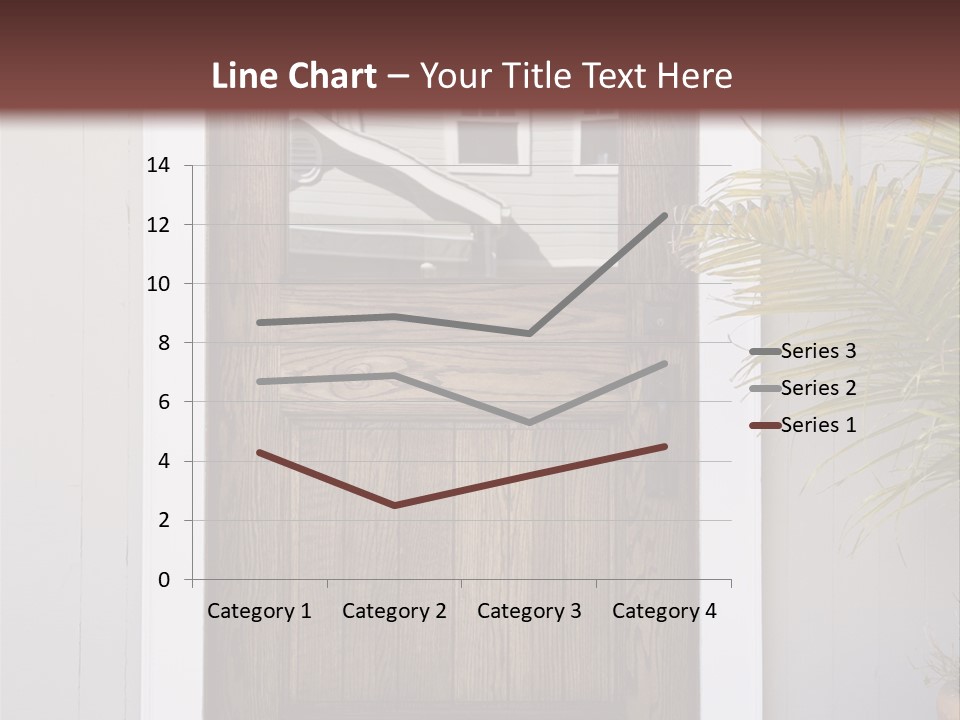 Reflection Vertical Front PowerPoint Template
