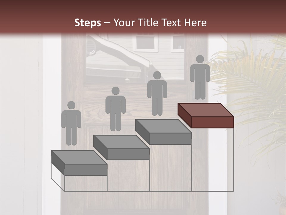 Reflection Vertical Front PowerPoint Template
