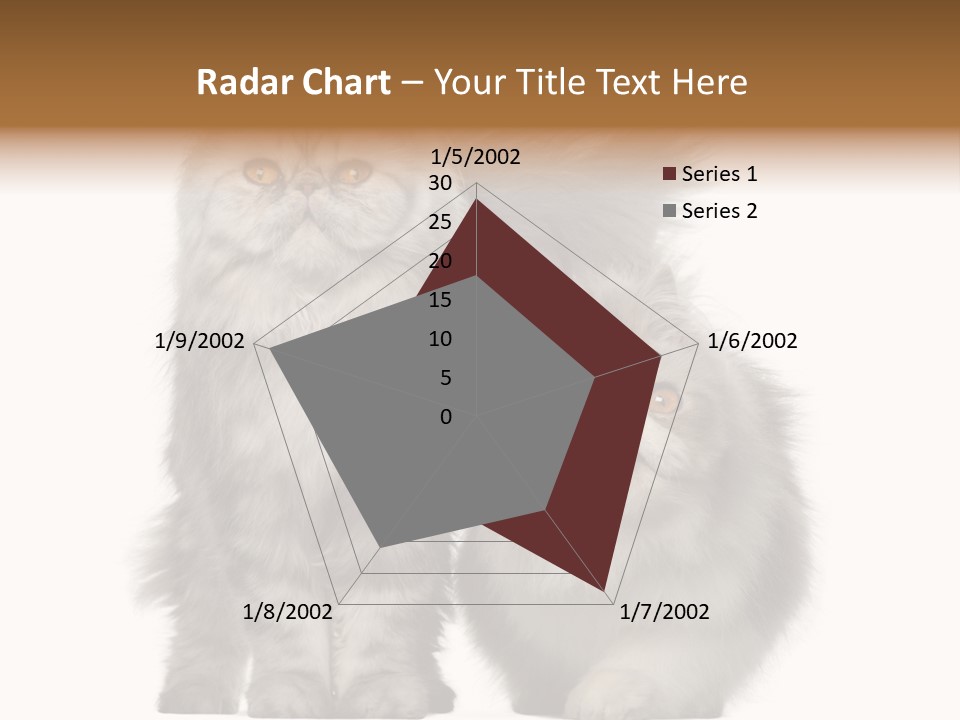 Cut Out Horizontal Fur PowerPoint Template