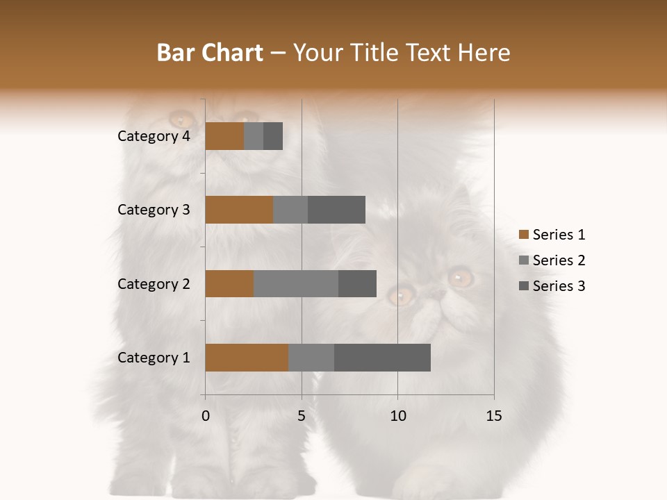 Cut Out Horizontal Fur PowerPoint Template