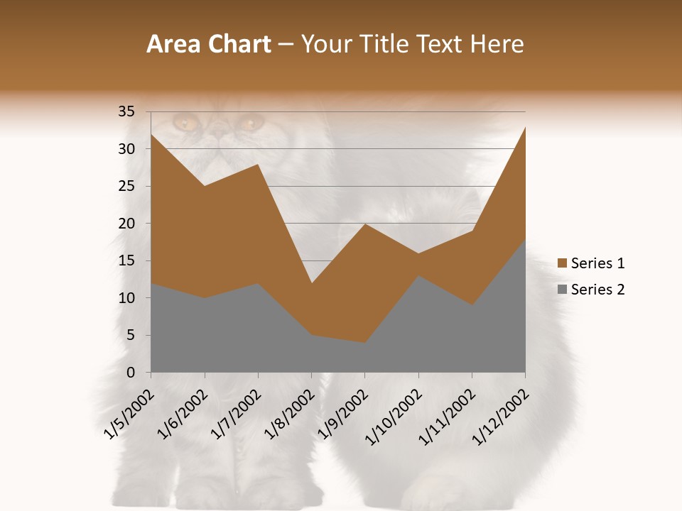 Cut Out Horizontal Fur PowerPoint Template