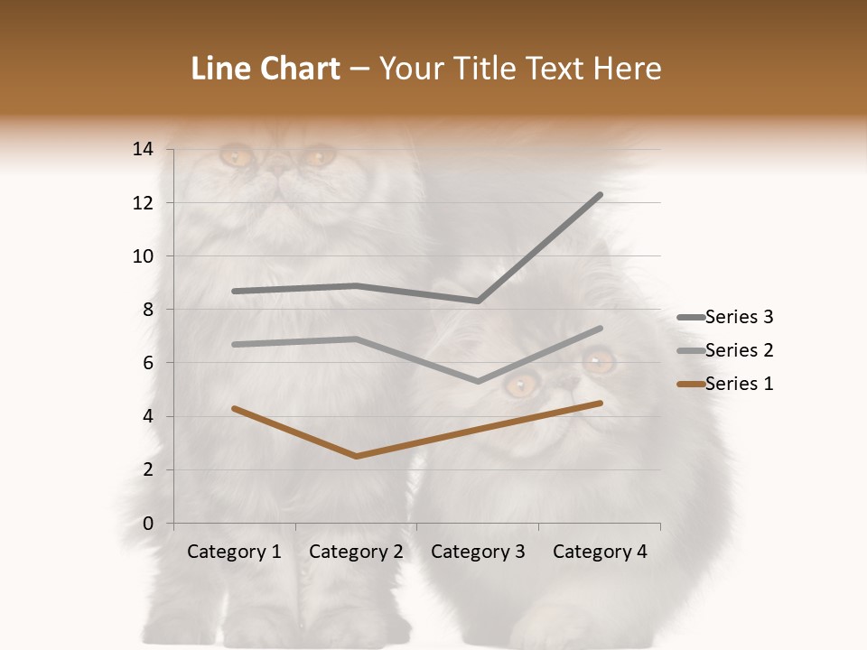 Cut Out Horizontal Fur PowerPoint Template