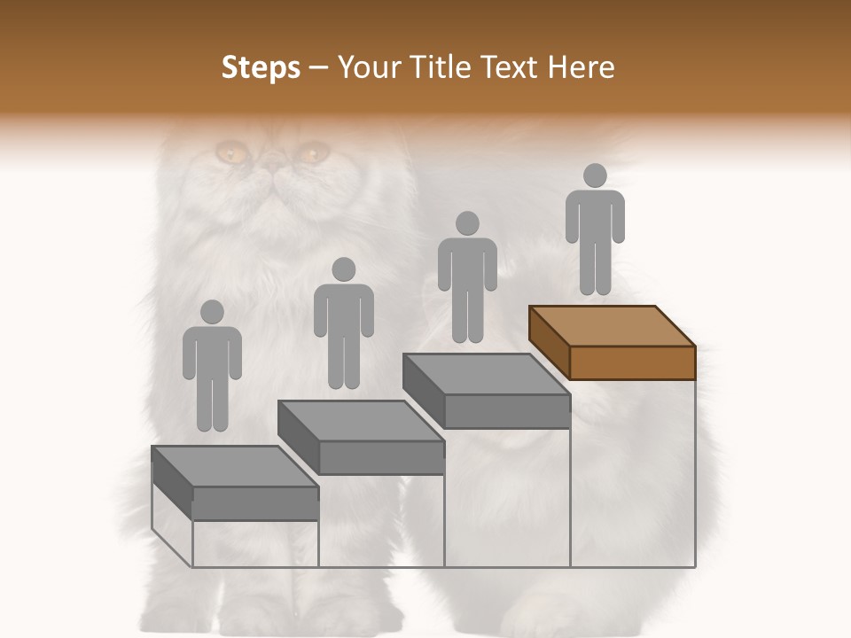 Cut Out Horizontal Fur PowerPoint Template