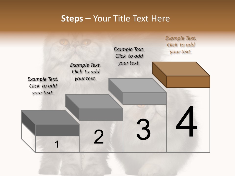Cut Out Horizontal Fur PowerPoint Template