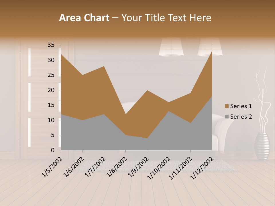 Doorknob Wooden Front PowerPoint Template