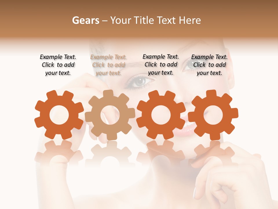 Young White Cute PowerPoint Template