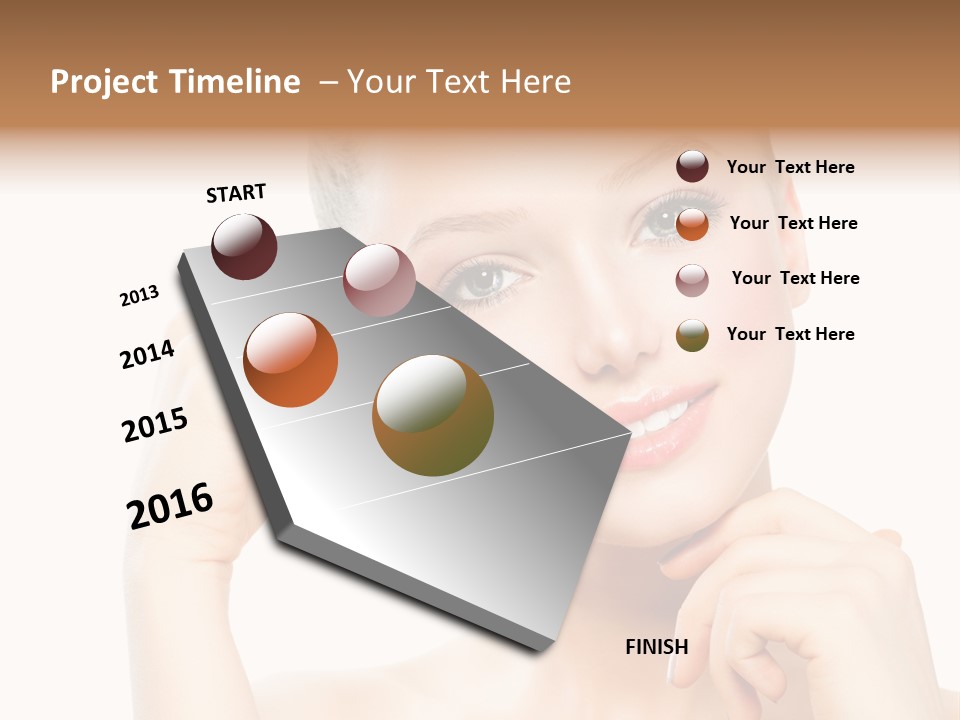 Young White Cute PowerPoint Template
