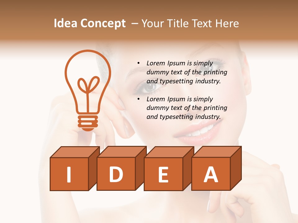 Young White Cute PowerPoint Template