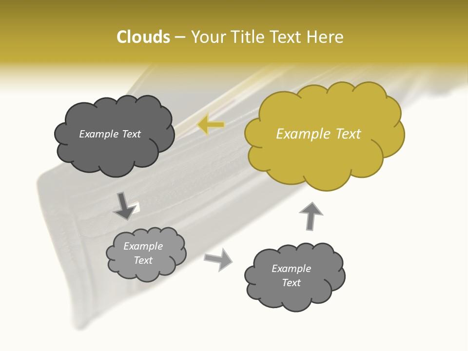 Money Cash Pouch PowerPoint Template