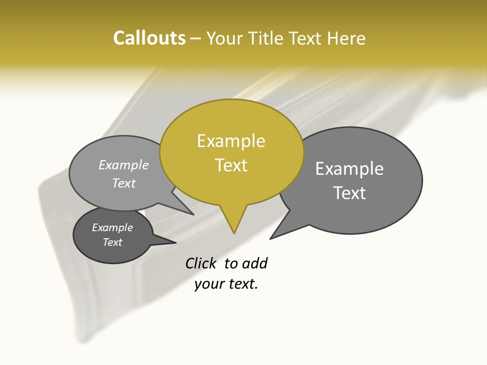 Money Cash Pouch PowerPoint Template